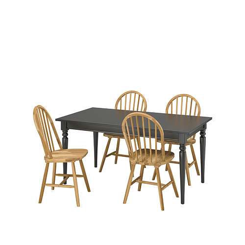 INGATORP/SKOGSTA table and 4 chairs