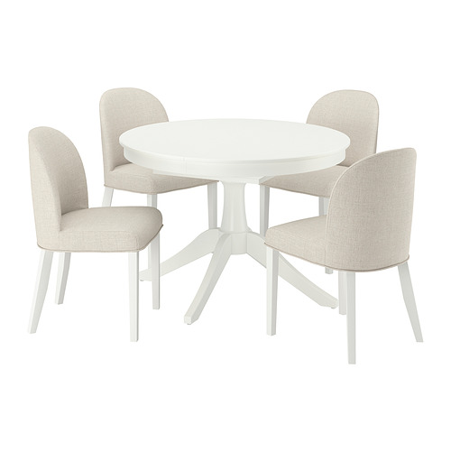 ROSENTORP/ROSENTORP table and 4 chairs