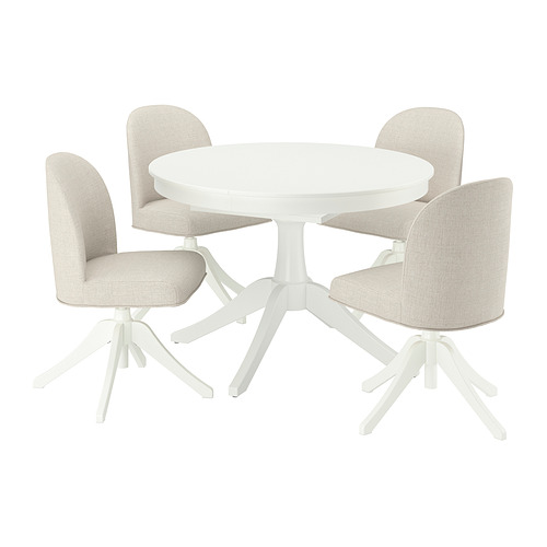 ROSENTORP/ROSENTORP table and 4 chairs