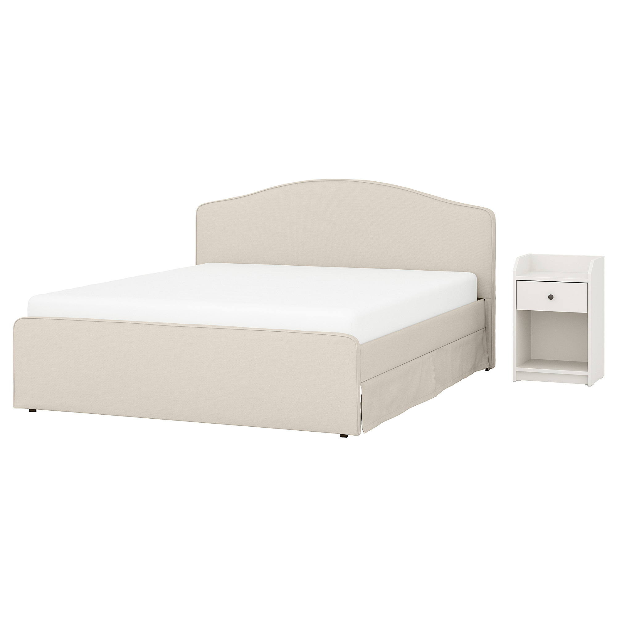 RAMNEFJÄLL/HAUGA bedroom furniture, set of 2