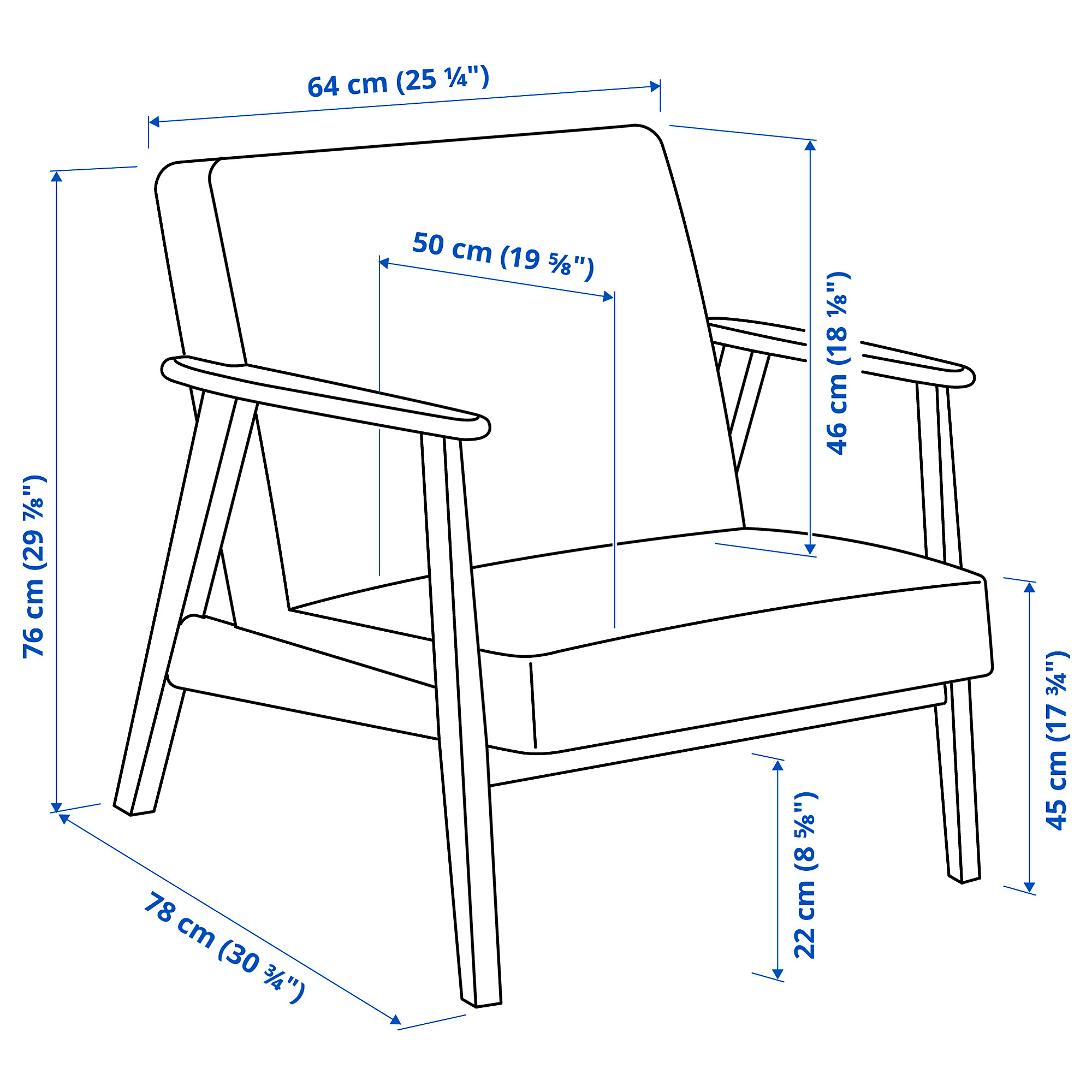 EKENÄSET armchair