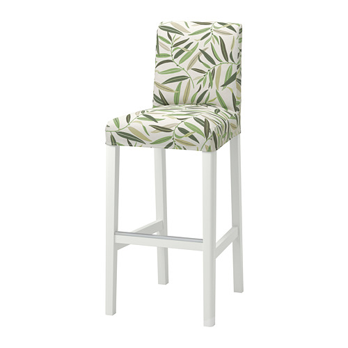 BERGMUND bar stool with backrest