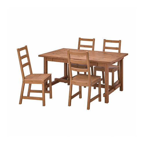 NORDVIKEN/NORDVIKEN table and 4 chairs