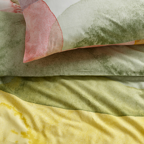 OLYMPTISTEL duvet cover and pillowcase