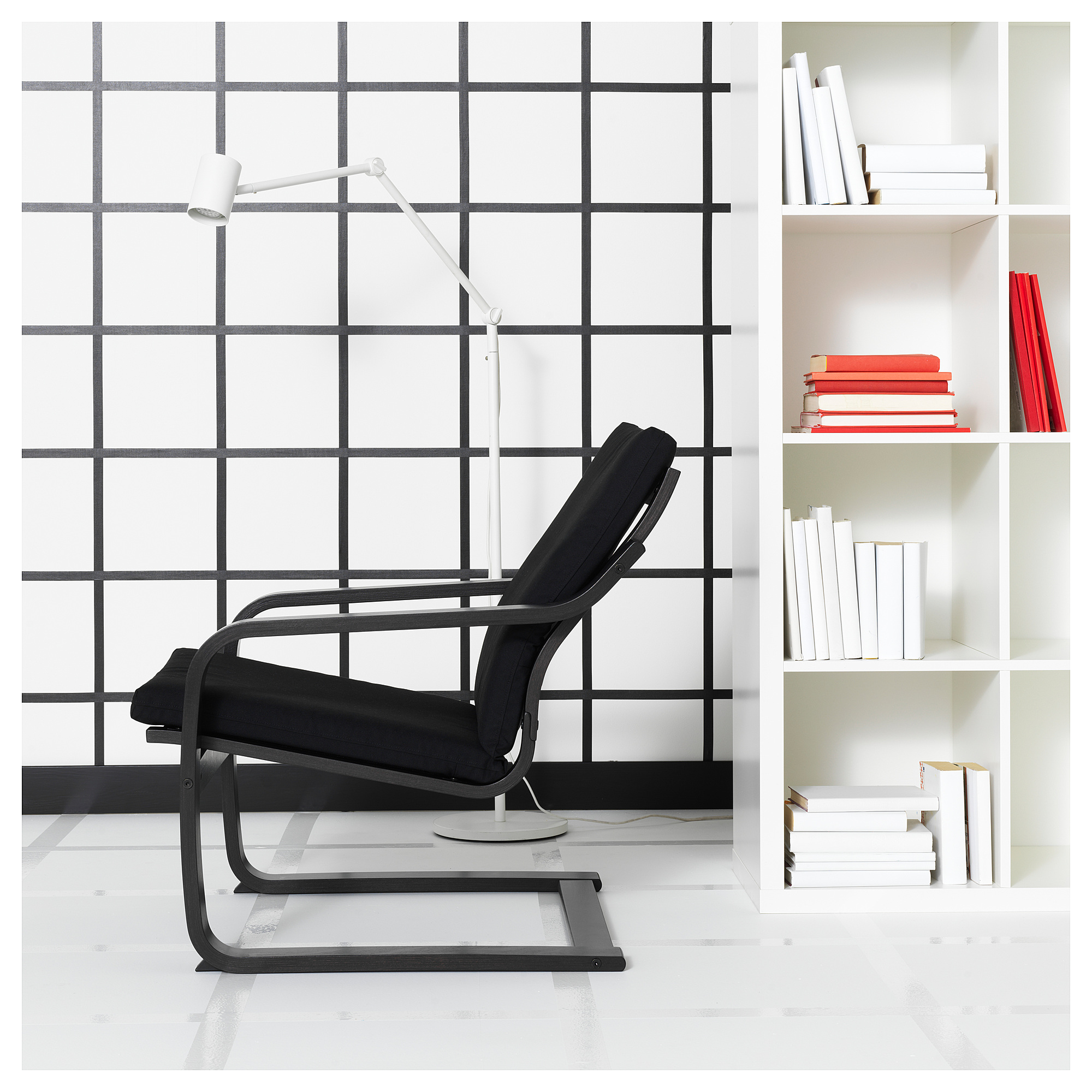 POÄNG low-back armchair