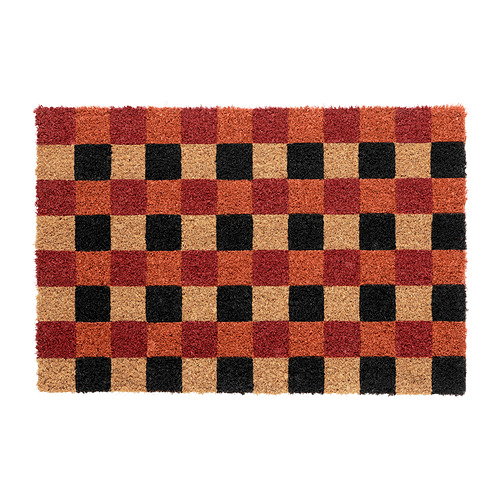 VINTERFINT - door mat, coir check pattern/red/black, 40x60 cm | IKEA Hong Kong and Macau - E1018007_S4
