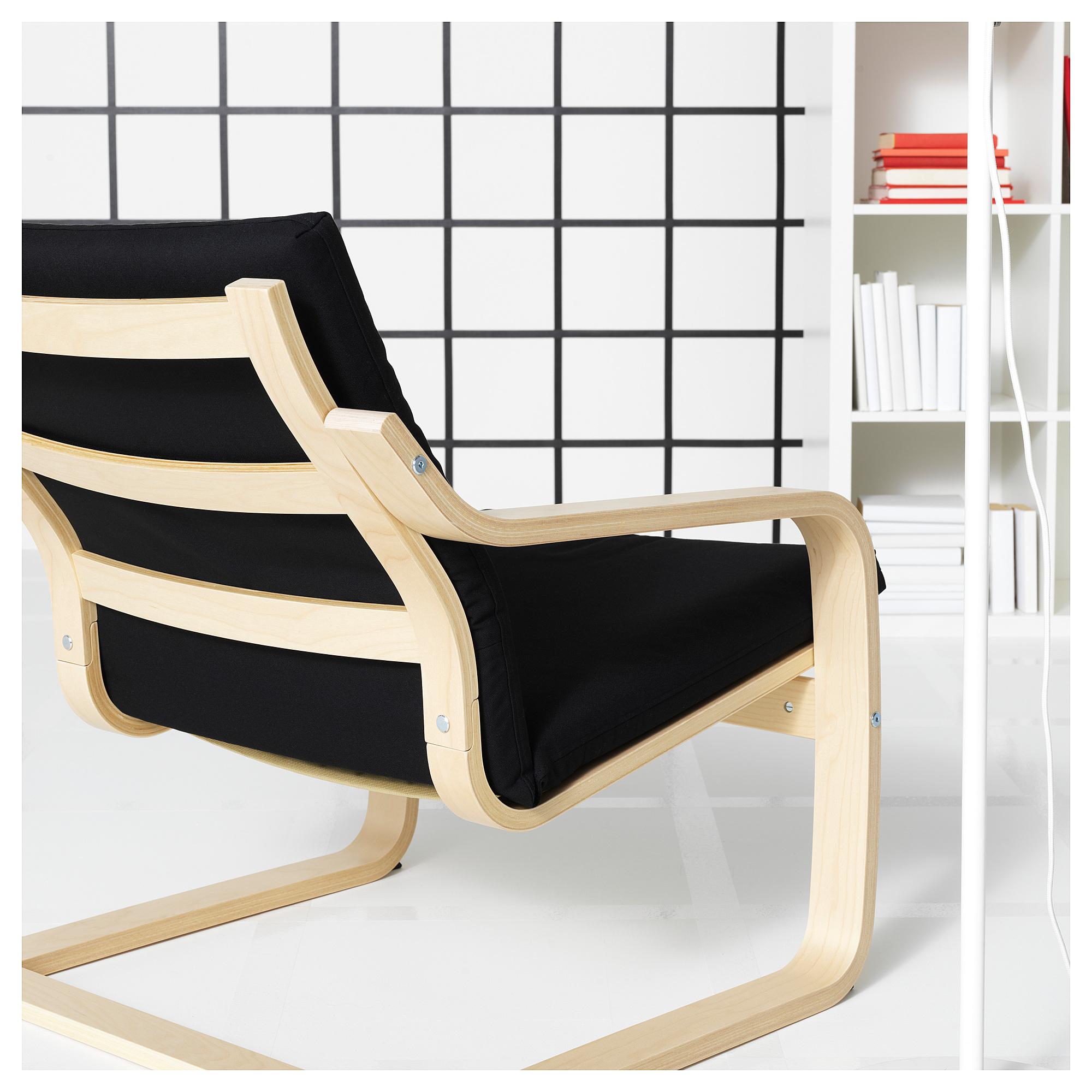 POÄNG low-back armchair