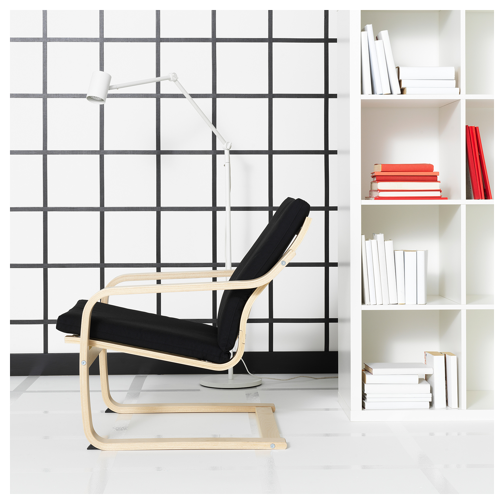 POÄNG low-back armchair