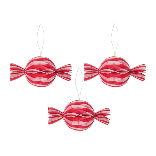 VINTERFINT - 聖誕樹裝飾球, 糖果 | IKEA 香港及澳門 - PE986304_S4