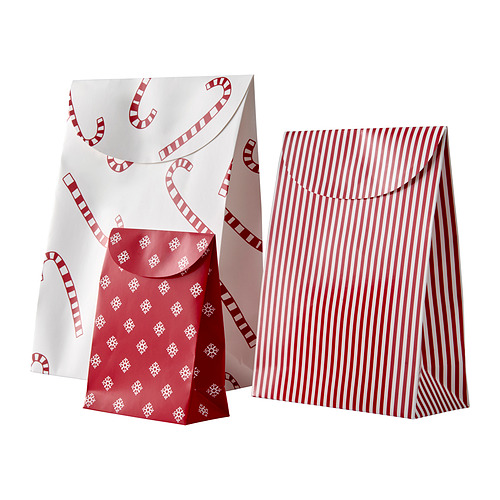 VINTERFINT gift bag, set of 3