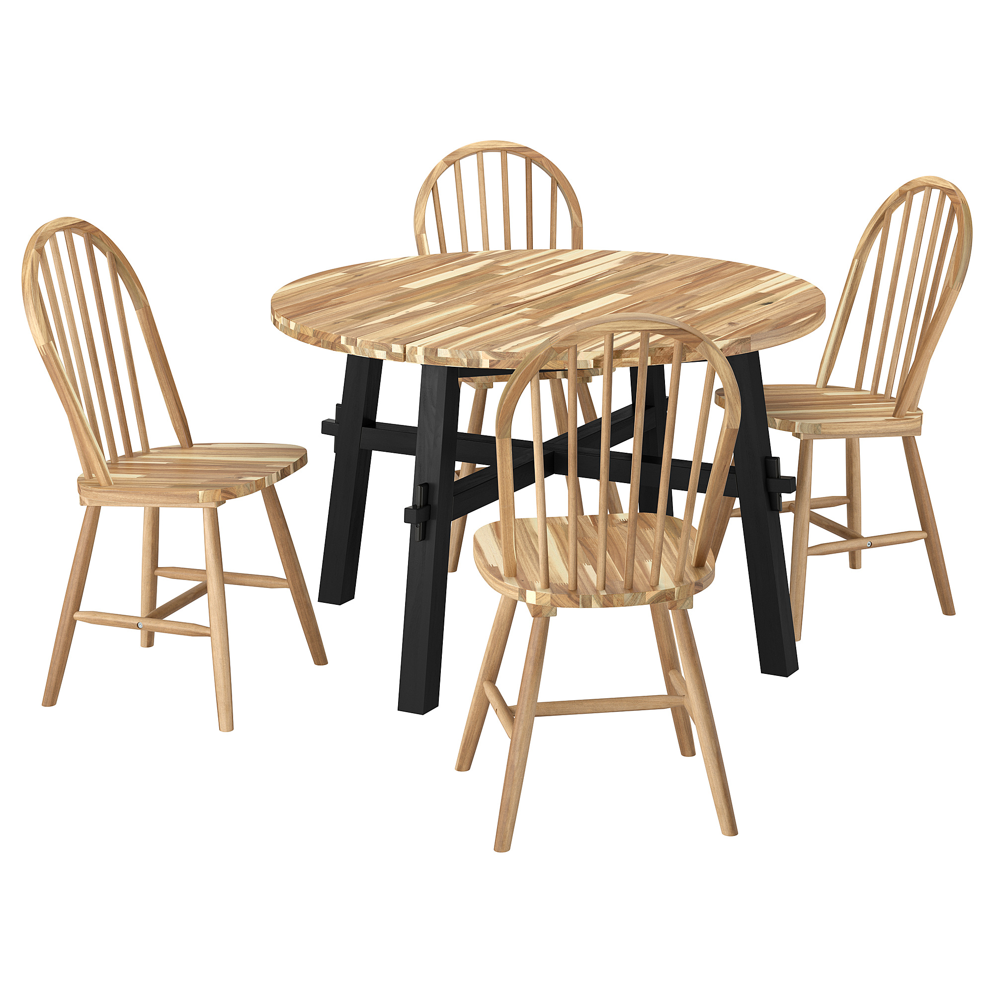 SKOGSTA table and 4 chairs