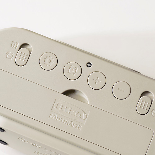 RÖDSTRÄFSE alarm clock with hygro-/thermometer