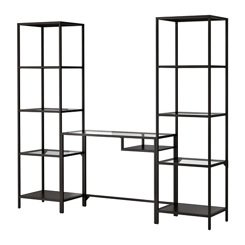 VITTSJÖ shelving unit with laptop table