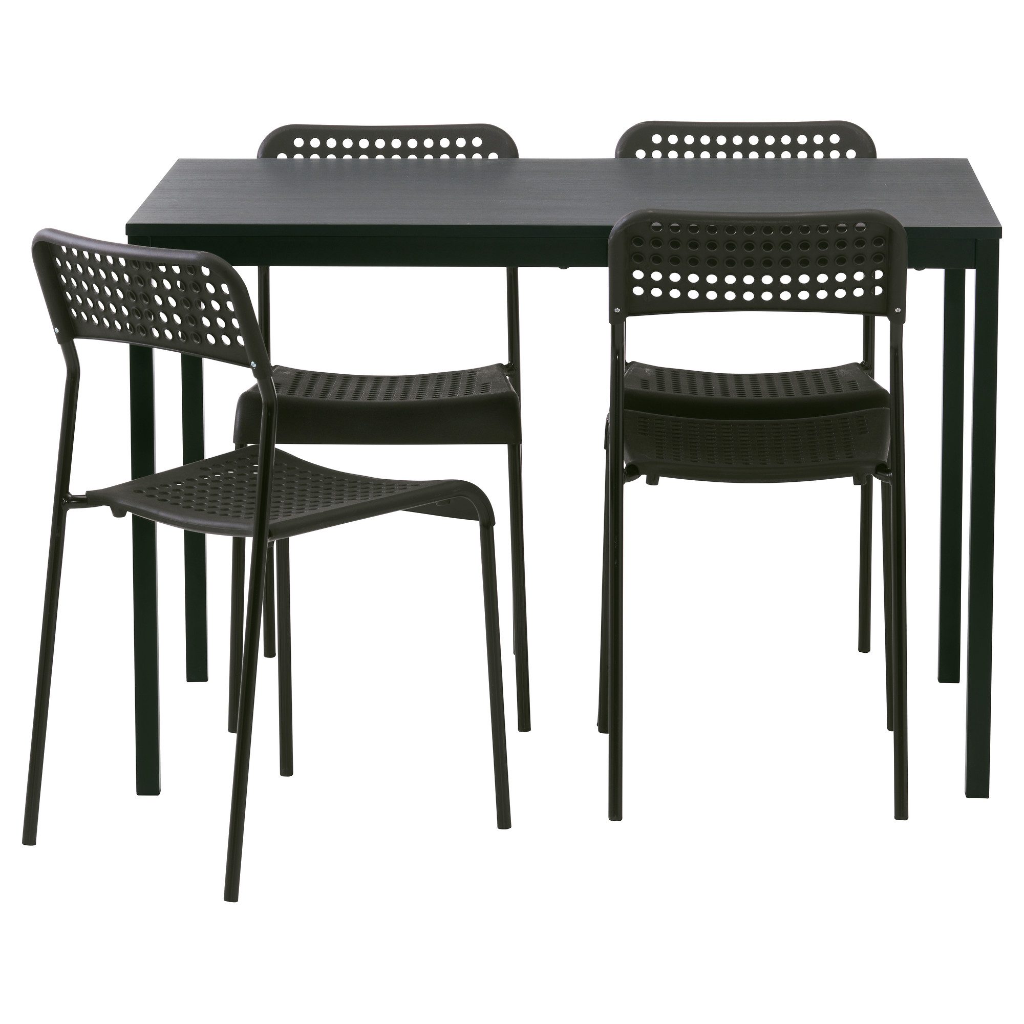 Tarendo Adde Table And 4 Chairs Black Black Ikea Hong Kong
