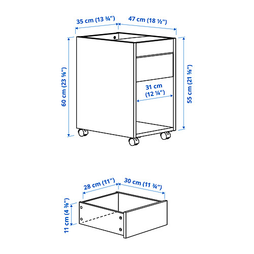 TONSTAD 活動抽屜組合