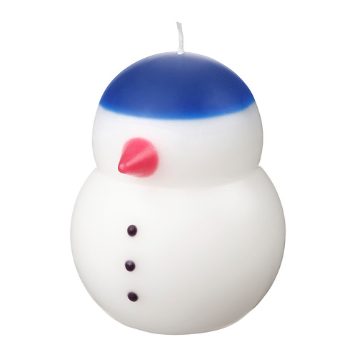 VINTERFINT unscented pillar candle