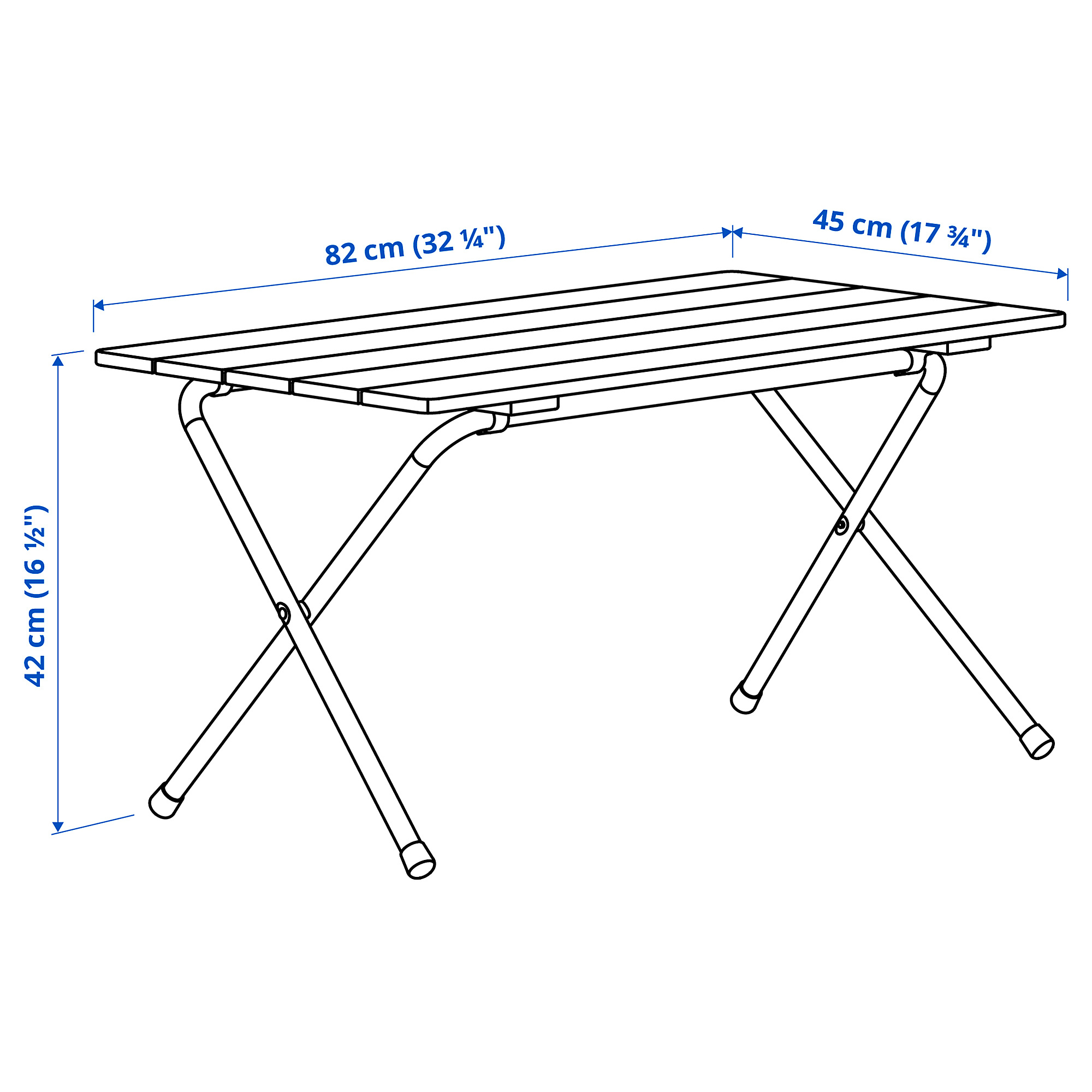 SOLUPPGÅNG folding table