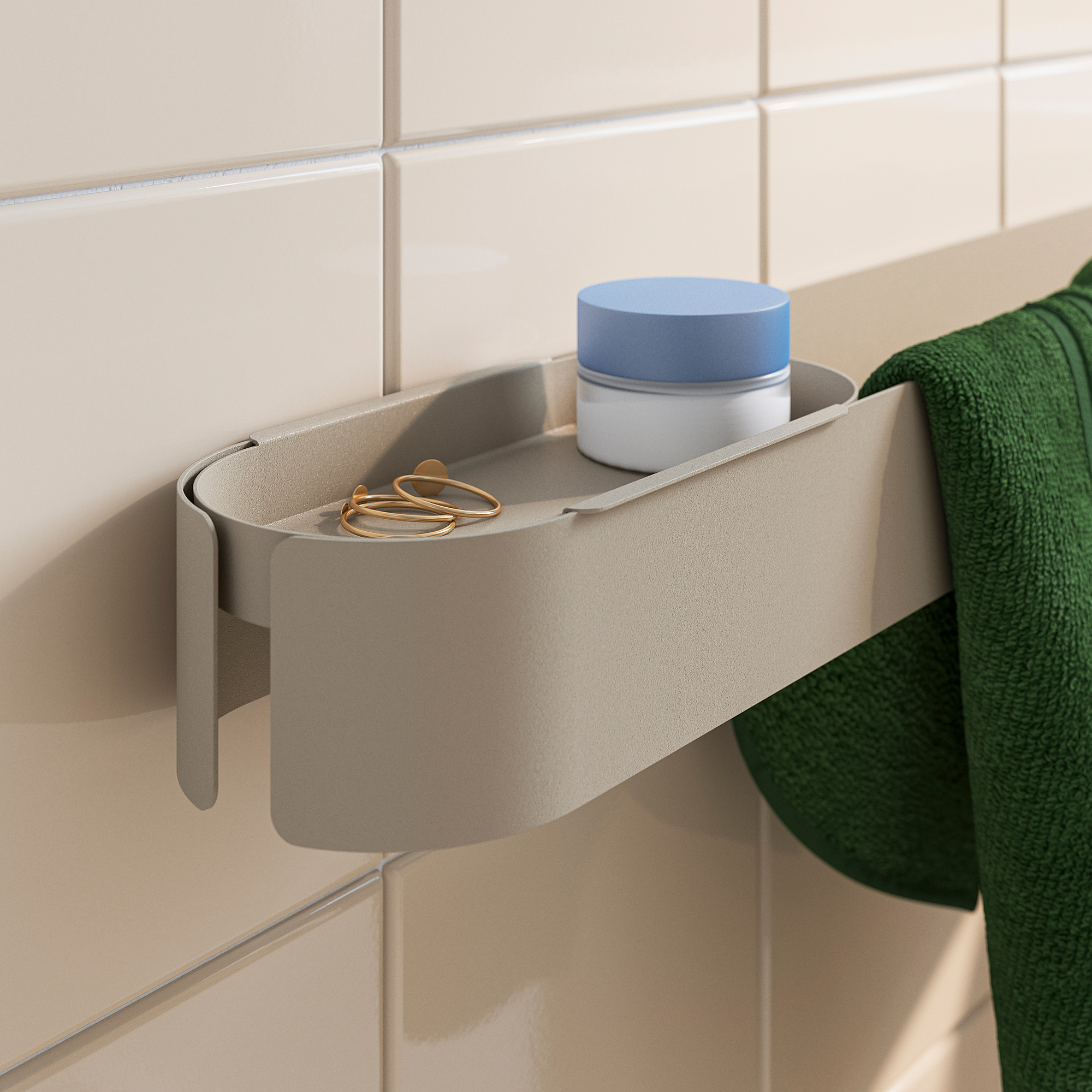 FLORSJÖN towel rail