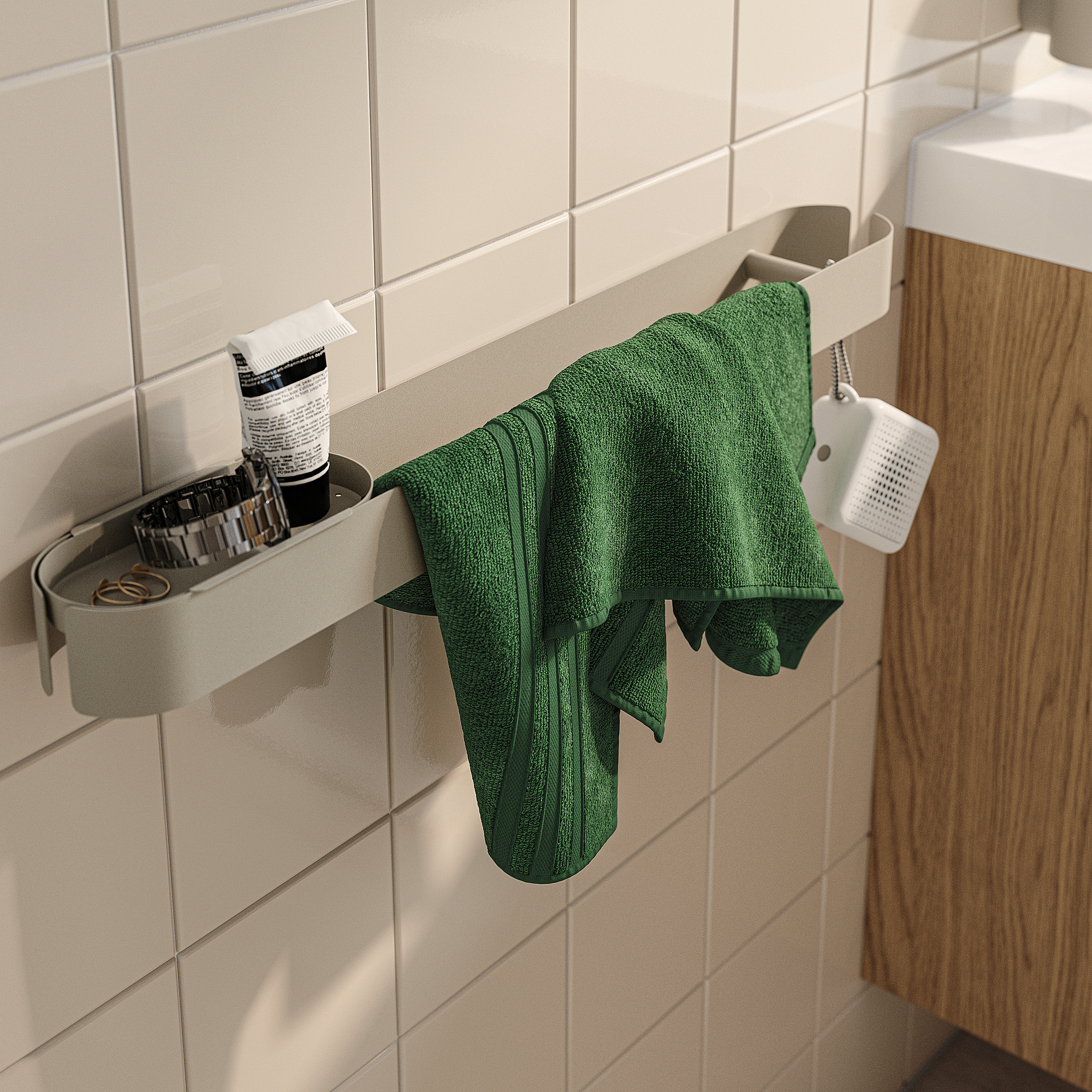 FLORSJÖN towel rail