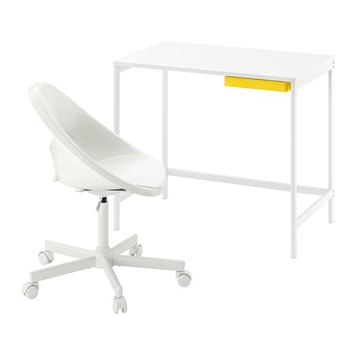 ENKROKEN/LOBERGET desk and chair