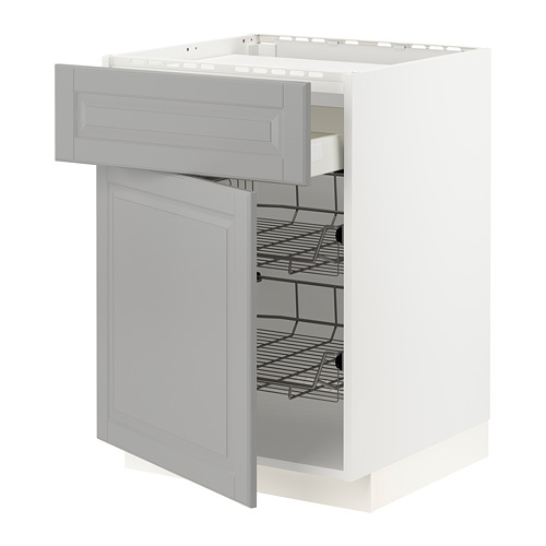 METOD/MAXIMERA base cab f hob/drawer/2 wire bskts