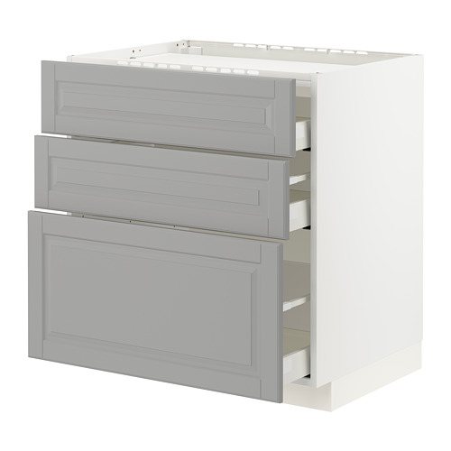 METOD/MAXIMERA base cab f hob/3 fronts/3 drawers