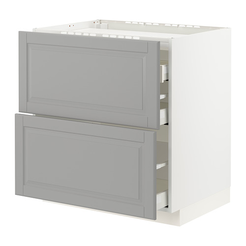 METOD/MAXIMERA base cab f hob/2 fronts/3 drawers