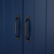 SKRUVBY storage combination w glass doors