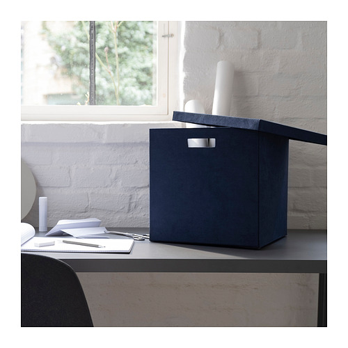 GJÄTTA storage box with lid