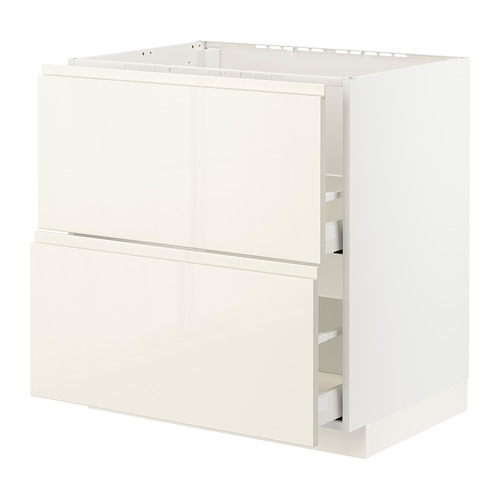 METOD/MAXIMERA base cab f sink+2 fronts/2 drawers