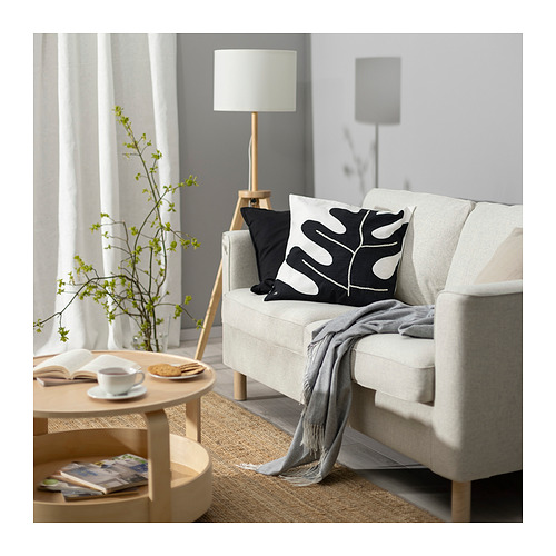 SMÅFROSSÖRT cushion cover, 50x50 cm, handmade