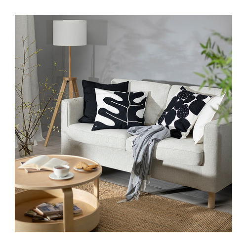 SMÅFROSSÖRT cushion cover, 50x50 cm, handmade
