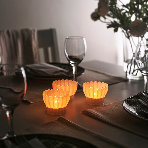SMÅNÄCKROS tealight holder