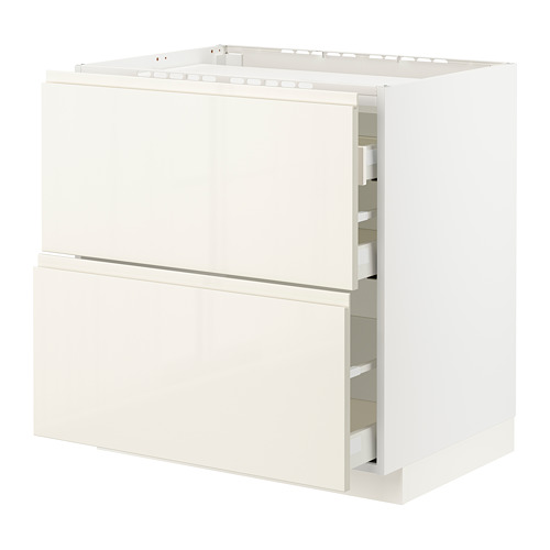 METOD/MAXIMERA base cab f hob/2 fronts/3 drawers