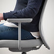 FLINTAN office chair with armrests
