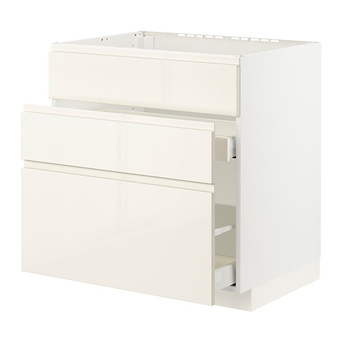 METOD/MAXIMERA base cab f sink+3 fronts/2 drawers