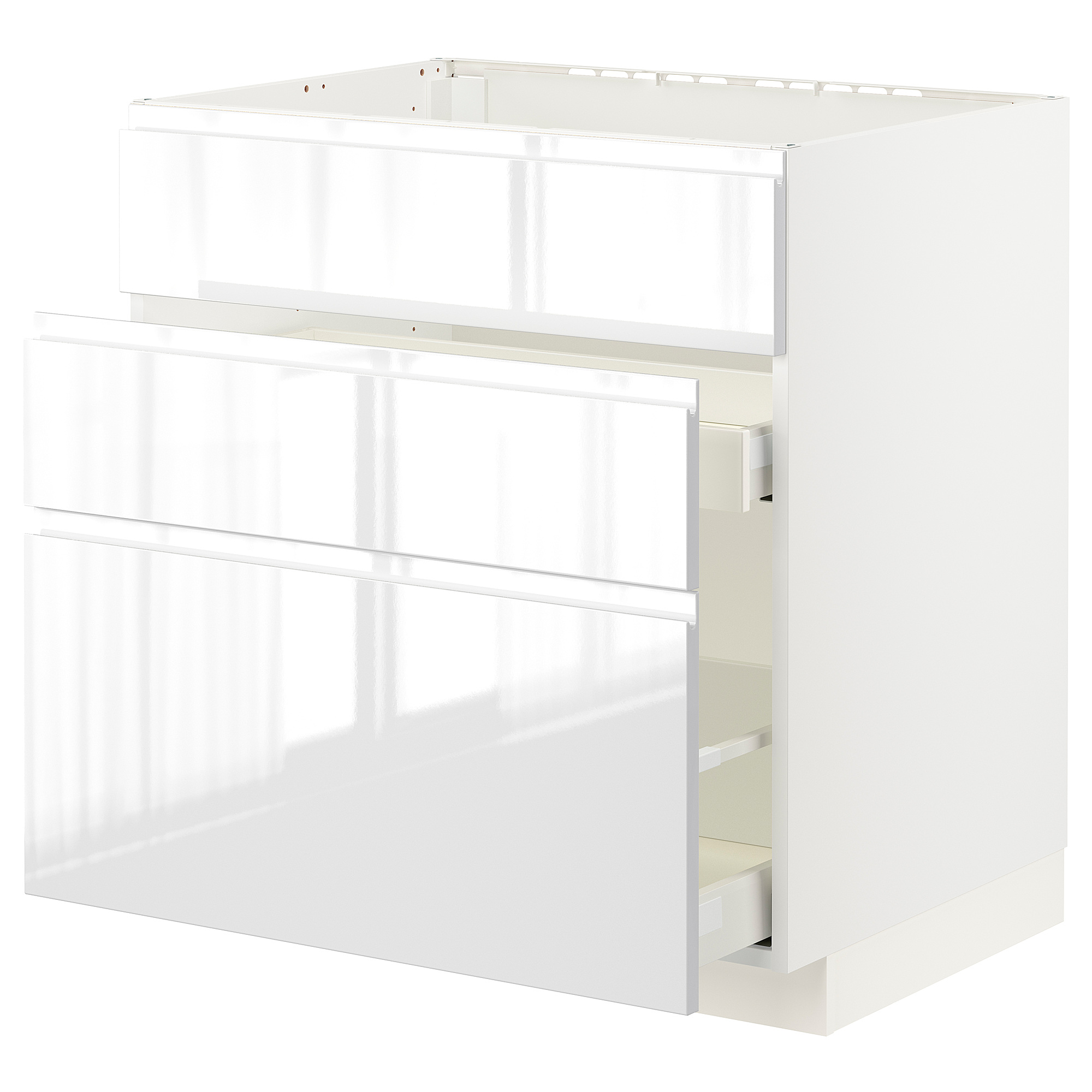 METOD/MAXIMERA base cab f sink+3 fronts/2 drawers