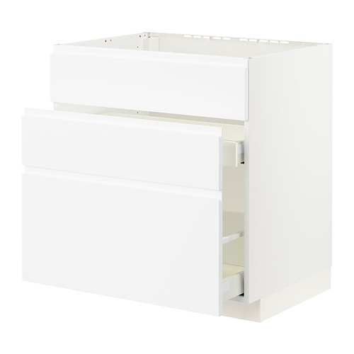 METOD/MAXIMERA base cab f sink+3 fronts/2 drawers