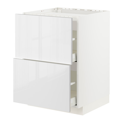 METOD/MAXIMERA base cab f hob/2 fronts/2 drawers