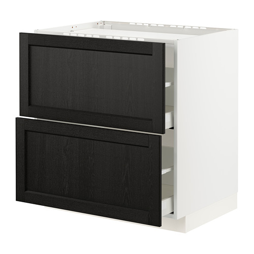 METOD/MAXIMERA base cab f hob/2 fronts/2 drawers