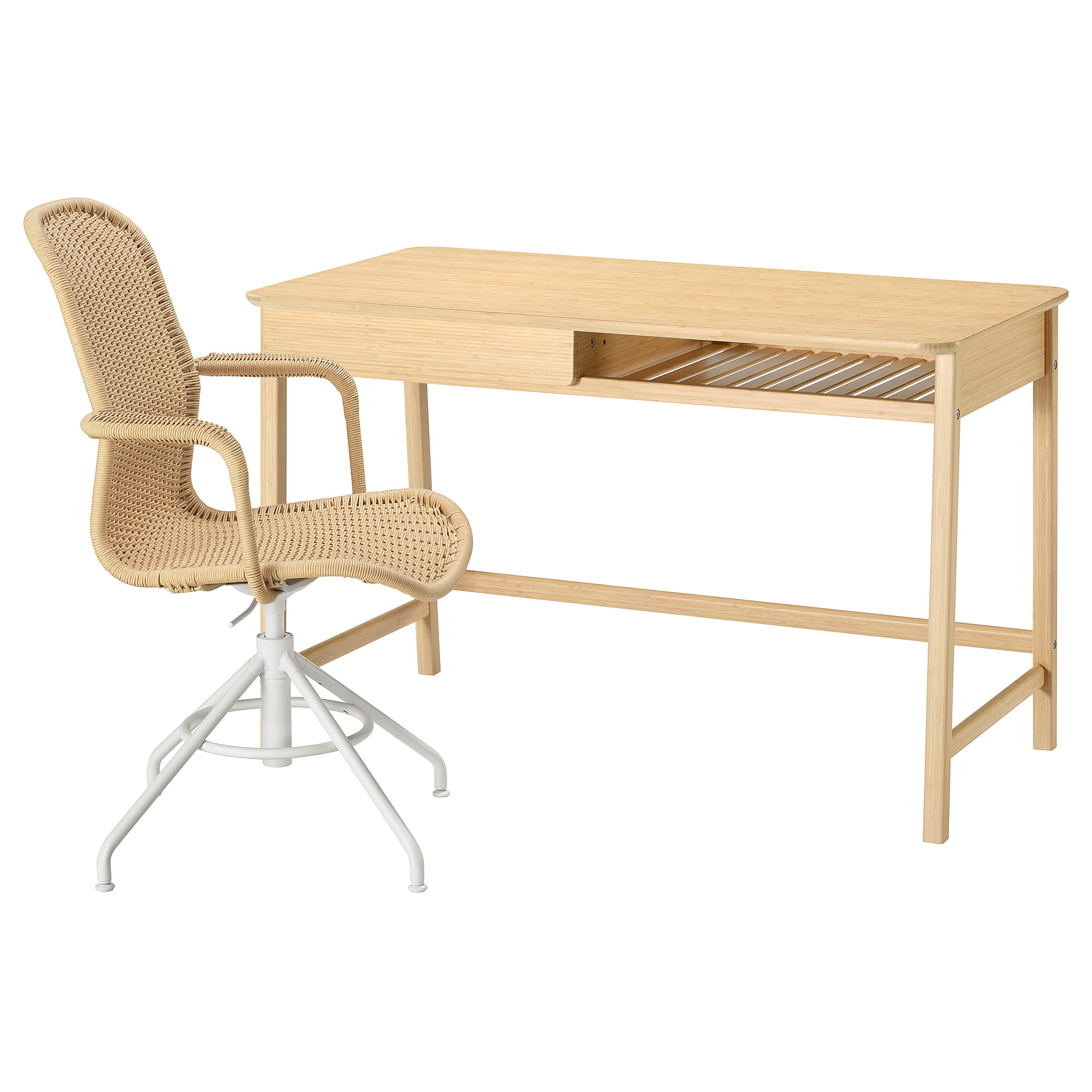 STIGBYGEL/BETESHÄST desk and chair