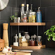 NÅLBLECKA corner shelf