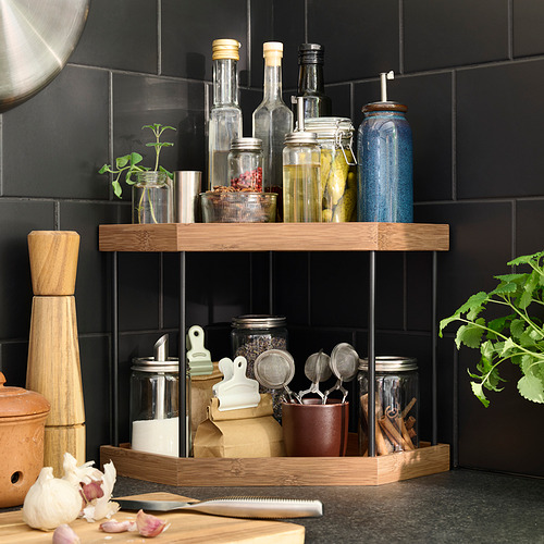 NÅLBLECKA corner shelf