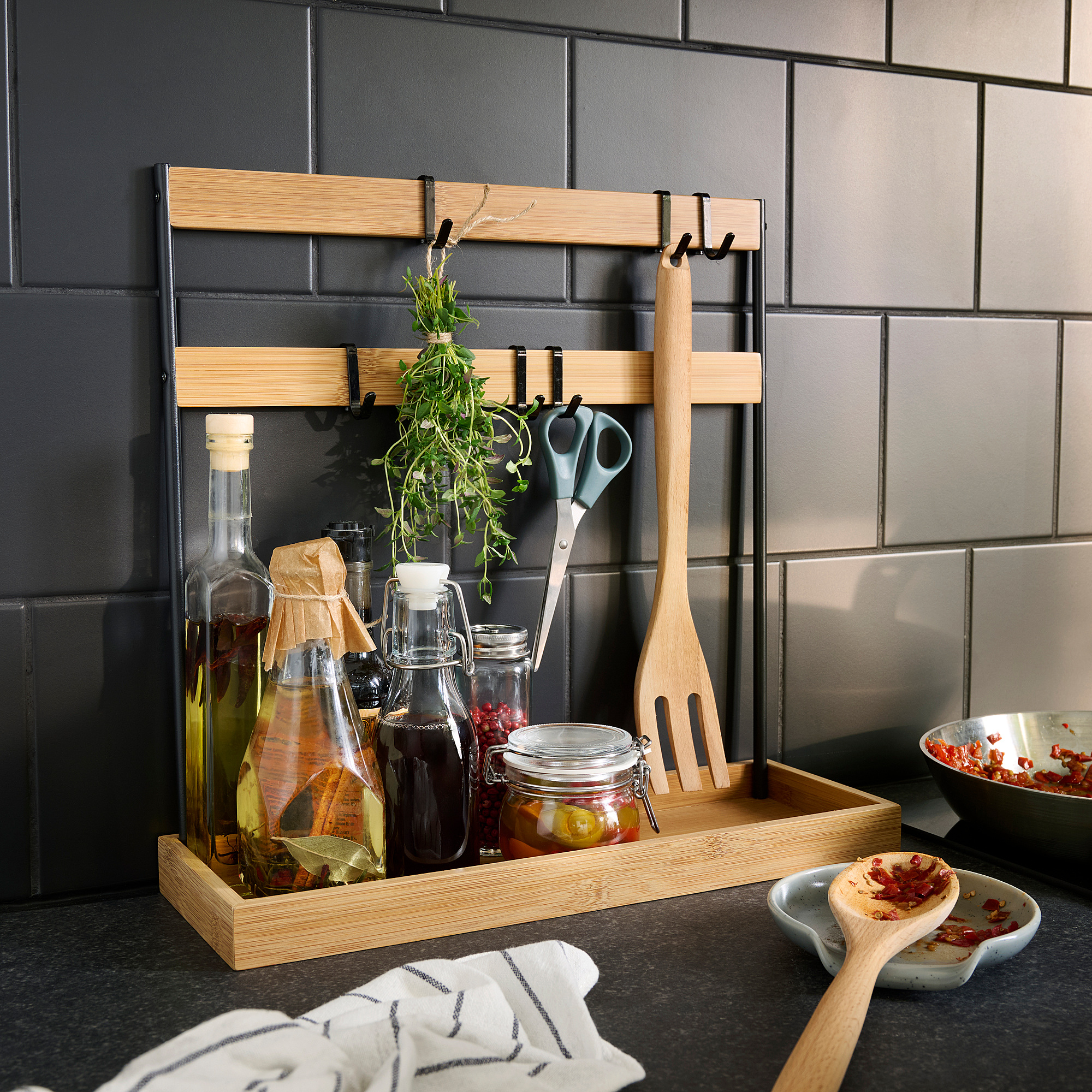 NÅLBLECKA utensil rack