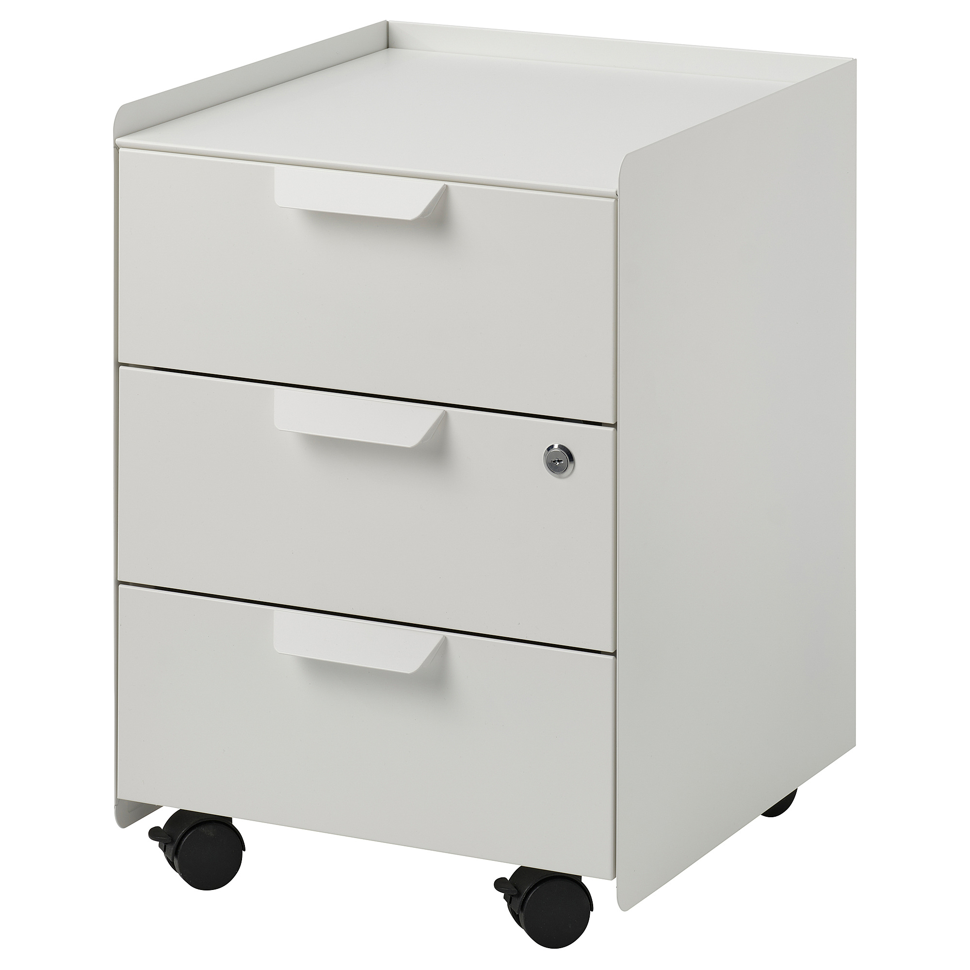 TROTTEN drawer unit w 3 drawers on castors