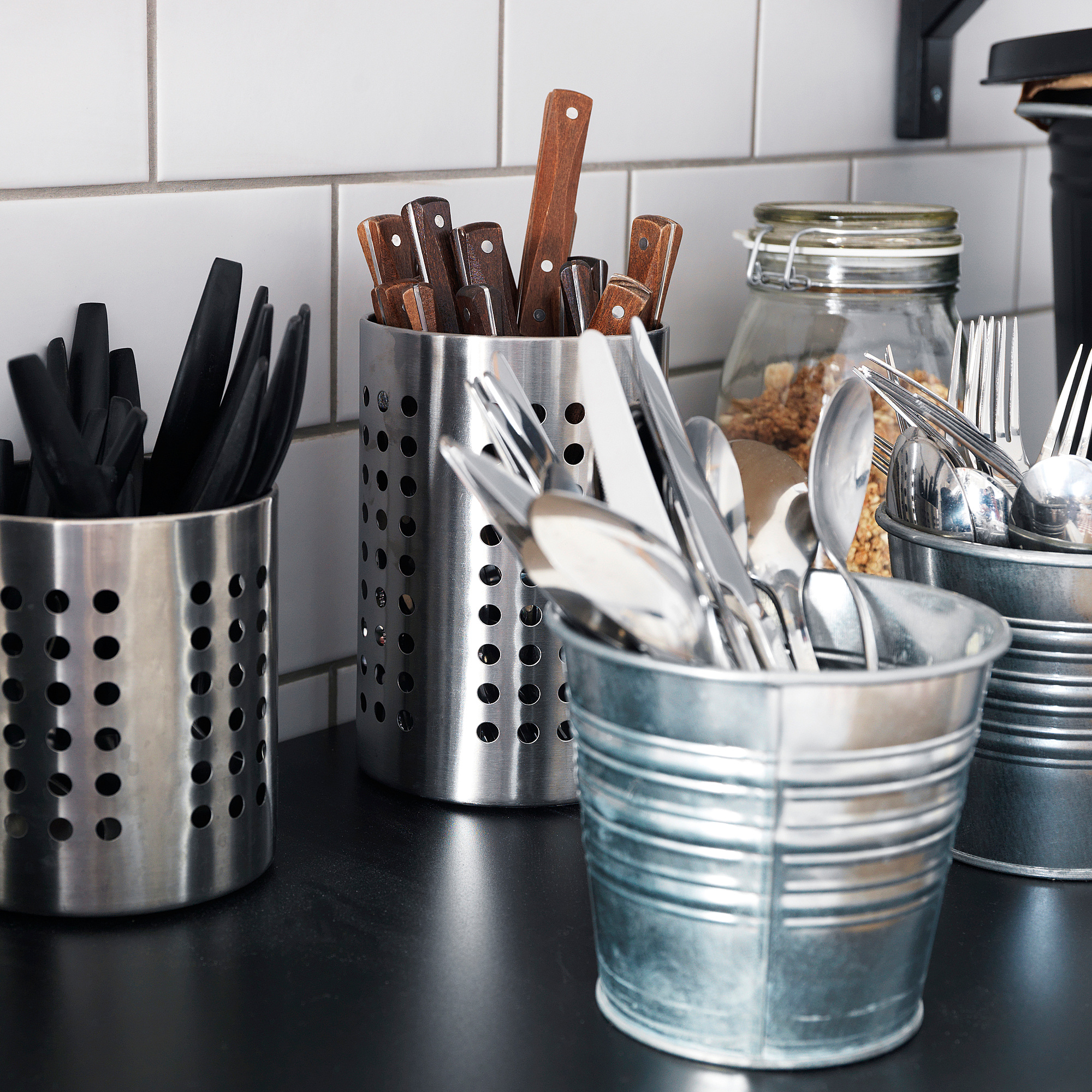 ORDNING kitchen utensil rack