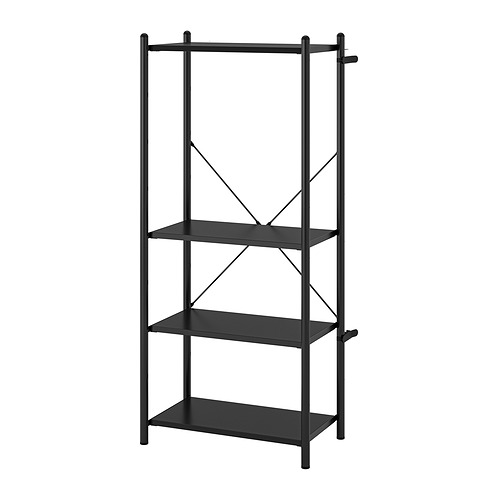 FRÖSKELÅS - storage unit, black, 63x35x141 cm | IKEA Hong Kong and Macau - E1018525_S4