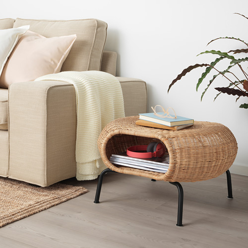 GAMLEHULT footstool with storage