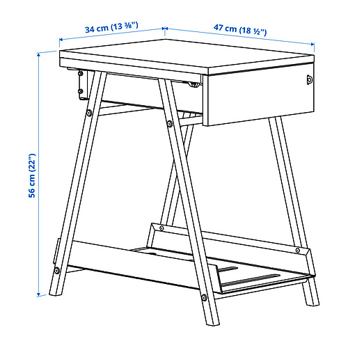 TROTTEN drawer unit