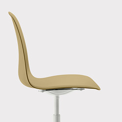 LEIFARNE - 旋轉椅, 深黃色/Balsberget 白色 | IKEA 香港及澳門 - PE742882_S3